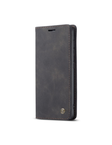 Cover Galaxy A21S Pelle Portafoglio Nero | Melacompro