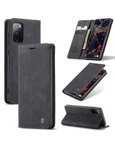 Cover Galaxy S20 FE Pelle Portafoglio Nero