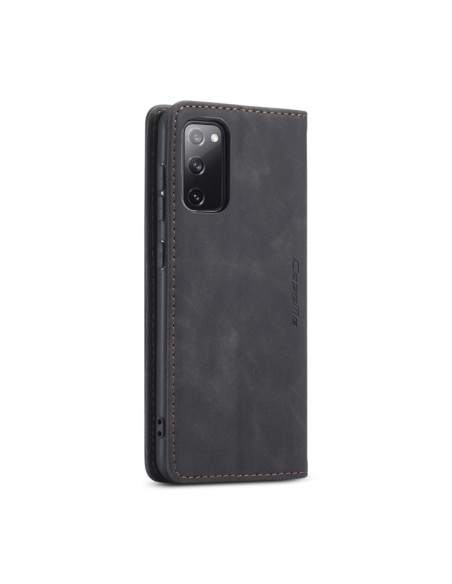 Cover Galaxy S20 FE Pelle Portafoglio Nero | Melacompro