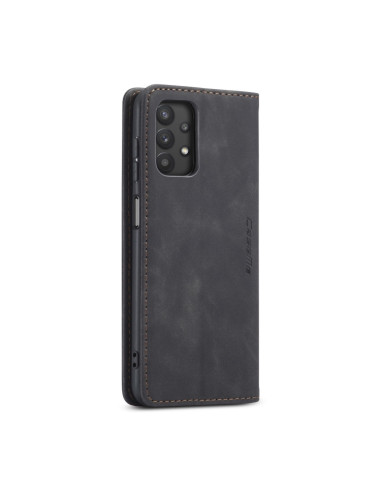 Cover Galaxy A32 5G Pelle Marrone Nero | Melacompro