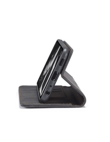 Cover Galaxy A32 5G Pelle Marrone Nero | Melacompro