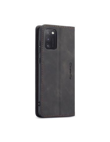 Cover Galaxy A41 Pelle Portafoglio Nero | Melacompro
