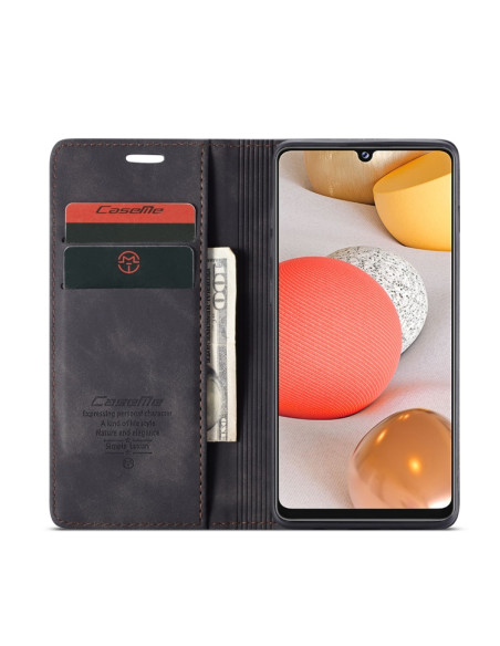 Cover Galaxy A42 5G Pelle Nero | Melacompro