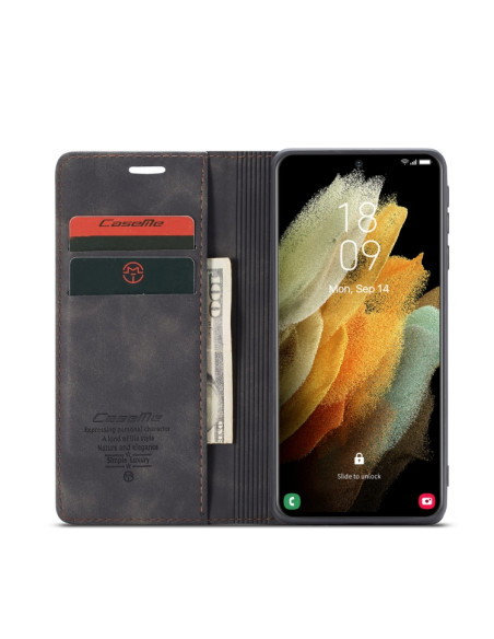 Cover Galaxy S21 Ultra 5G Pelle Nero | Melacompro