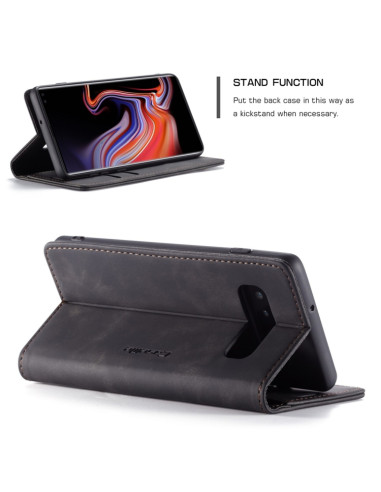 Cover Galaxy S10 Plus Pelle Portafoglio Nero | Melacompro