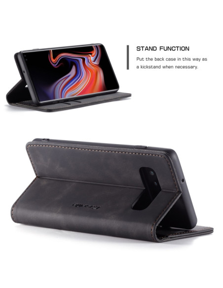 Cover Galaxy S10 Plus Pelle Portafoglio Nero | Melacompro