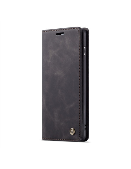 Cover Galaxy S10 Plus Pelle Portafoglio Nero | Melacompro