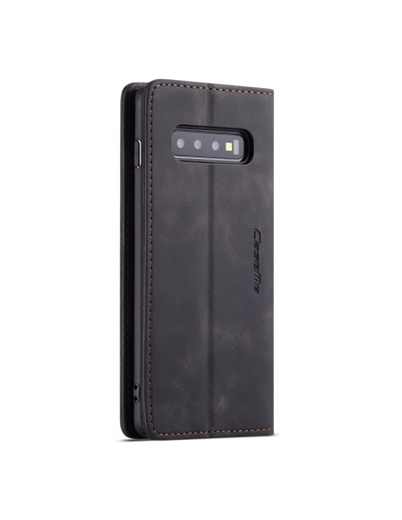 Cover Galaxy S10 Plus Pelle Portafoglio Nero | Melacompro
