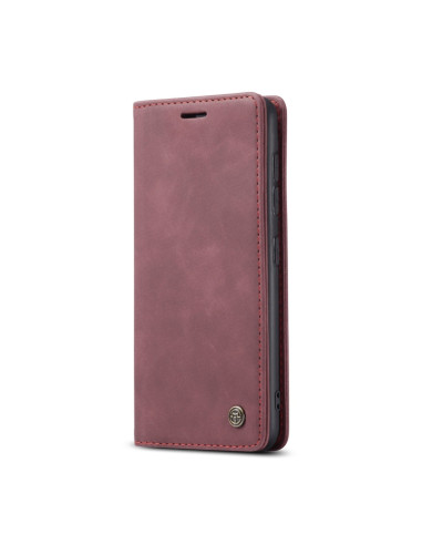 Cover Galaxy S20 FE Pelle Portafoglio Wine Rosso | Melacompro