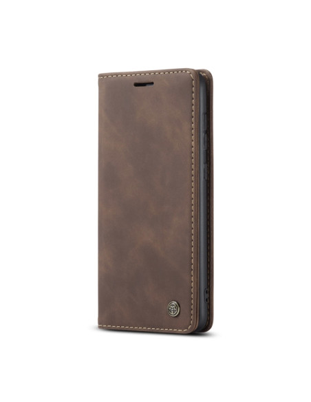 Cover Galaxy S21 5G Pelle Portafoglio Coffee | Melacompro