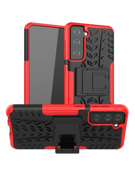 Cover Galaxy S21 5G TPU+PC Antiurto Rosso | Melacompro
