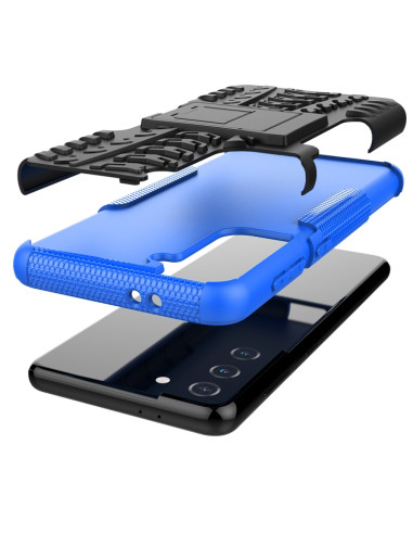 Cover Galaxy S21 5G TPU+PC Antiurto Blu | Melacompro