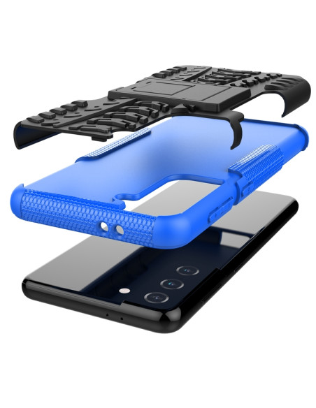 Cover Galaxy S21 5G TPU+PC Antiurto Blu | Melacompro