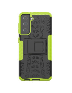 Cover Galaxy S21 5G TPU+PC Antiurto Verde | Melacompro 2