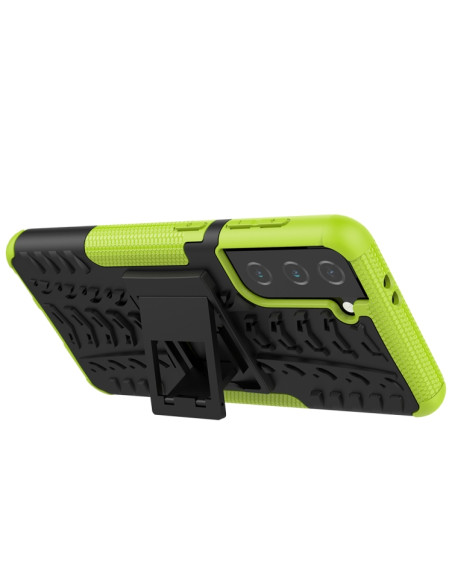 Cover Galaxy S21 5G TPU+PC Antiurto Verde | Melacompro