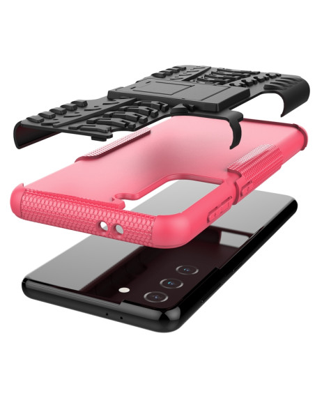 Cover Galaxy S21 5G TPU+PC Antiurto Rosa | Melacompro