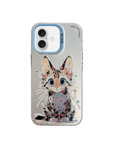 APPLE-FOR IPHONE 17 ANIMAL PATTERN OIL PAINTING SERIES PC + TPU PHONE 
