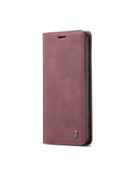 Cover Galaxy S21 5G Pelle Portafoglio Wine Rosso | Melacompro