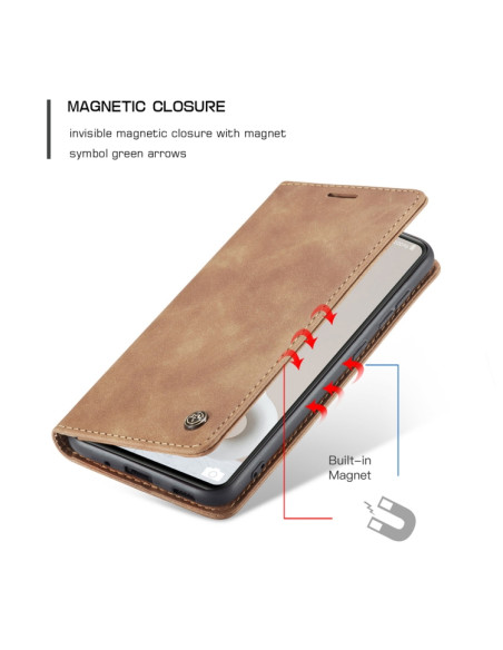 Cover Galaxy S20 FE Pelle Portafoglio Marrone | Melacompro