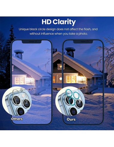 Vetro Temperato iPhone 17 Oro Glitterato | Melacompro