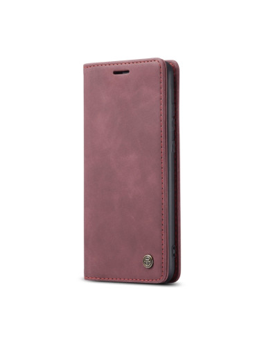 Cover Galaxy S21 Ultra 5G Pelle Nero Wine Rosso | Melacompro