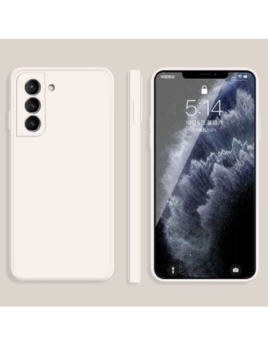 Cover Galaxy S21 5G Silicone Bianco | Melacompro
