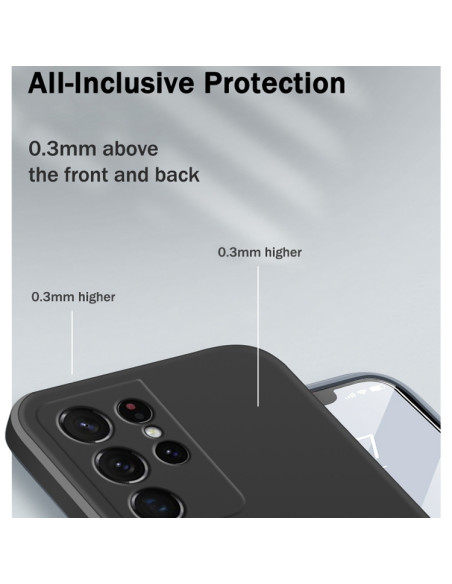 Cover Galaxy S21 Ultra Silicone Verde Scuro Nero | Melacompro