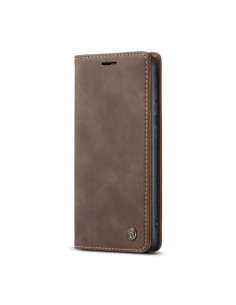 Cover Galaxy A42 5G Pelle Nero Coffee | Melacompro 2