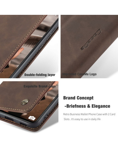 Cover Galaxy S20 FE Pelle Portafoglio Coffee | Melacompro