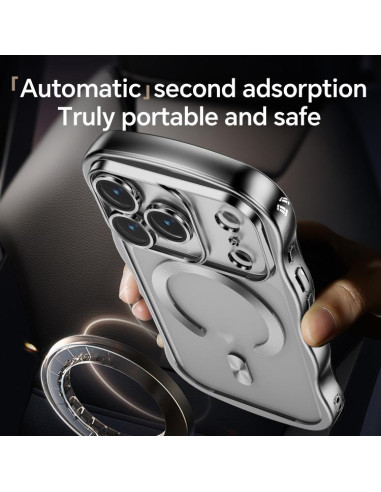 Cover iPhone 17 Pro PC MagSafe Argento | Melacompro