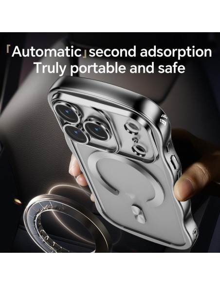 Cover iPhone 17 Pro PC MagSafe Argento | Melacompro