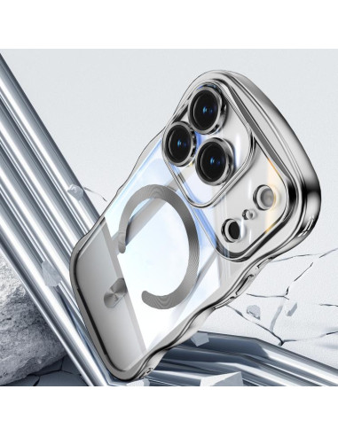 Cover iPhone 17 Pro PC MagSafe Argento | Melacompro