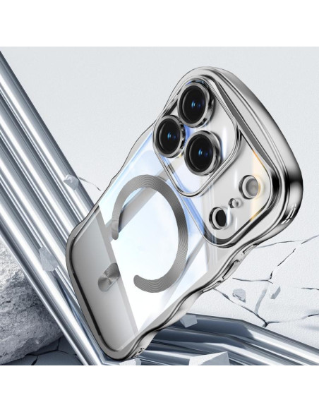 Cover iPhone 17 Pro PC MagSafe Argento | Melacompro