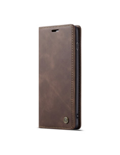 Cover Galaxy S10 Plus Pelle Portafoglio Coffee | Melacompro 2