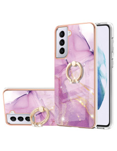 Cover Galaxy S21 5G TPU+PC Antiurto Rosso Viola
