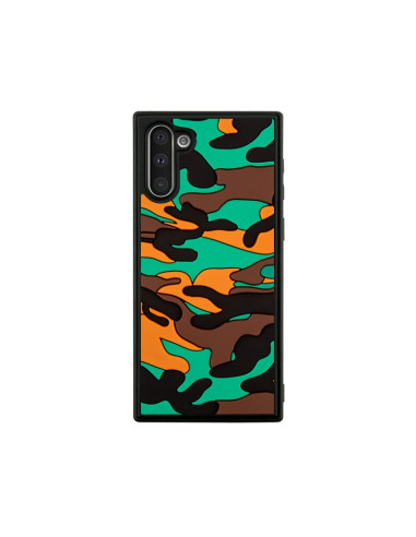 Cover Galaxy Note 10 Silicone Blu Arancione | Melacompro