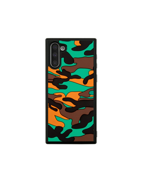 Cover Galaxy Note 10 Silicone Blu Arancione | Melacompro