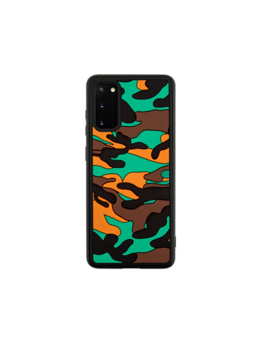 Cover Galaxy S20 Silicone Mimetico Arancione | Melacompro