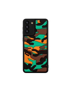 Cover Galaxy S21+ 5G Silicone Blu Arancione | Melacompro