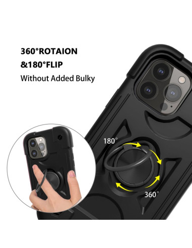 Cover iPhone 13 Pro Max Silicone Viola Nero | Melacompro