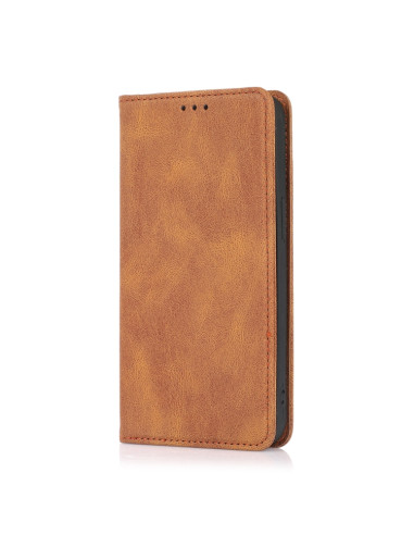 Cover iPhone 13 Pro PU Leather Flip Marrone | Melacompro