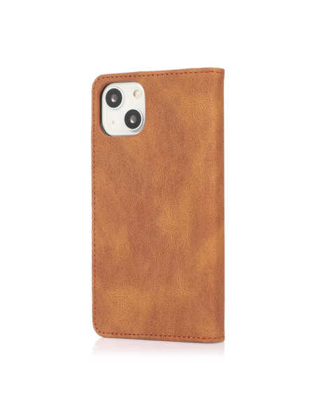 Cover iPhone 13 Pro PU Leather Flip Marrone | Melacompro