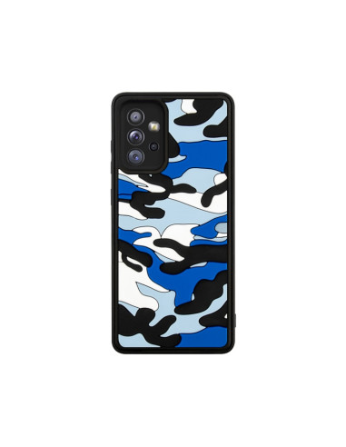 Cover Galaxy A72 Silicone Nuvole Mimetiche Blu | Melacompro
