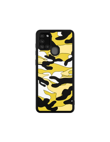 Cover Galaxy A21s Silicone Arancione Giallo | Melacompro