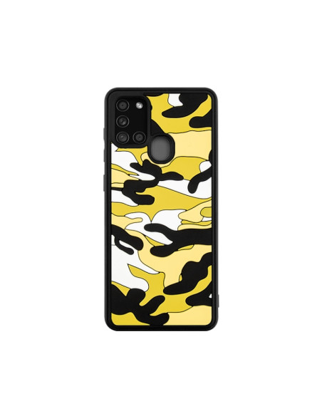 Cover Galaxy A21s Silicone Arancione Giallo | Melacompro