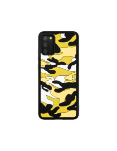 Cover Galaxy A02s Silicone Antiurto Arancione Giallo