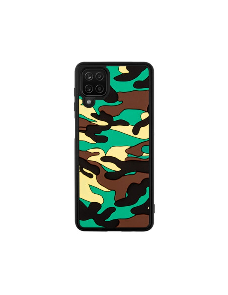 Cover Galaxy A12 5G Silicone Arancione Verde | Melacompro