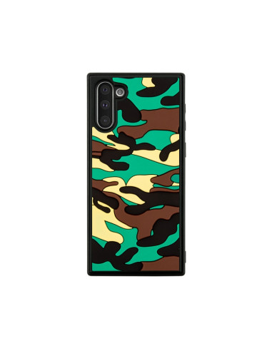 Cover Galaxy Note 10 Silicone Blu Verde | Melacompro