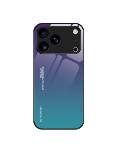 Cover iPhone 17 Pro Glass Sfumato Blu Aurora