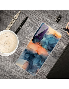 Cover Galaxy S21+ 5G TPU Astratto Blu | Melacompro